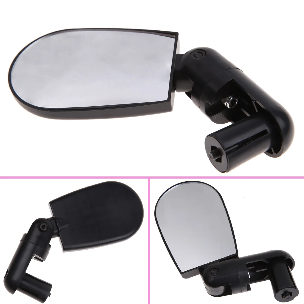 Bicycle Mirrors Adjustable Rotation MTB Bike Cycling Rear View Mirrors for Outdoor Cycling Wide-Angle Handlebar Rearview Mirror