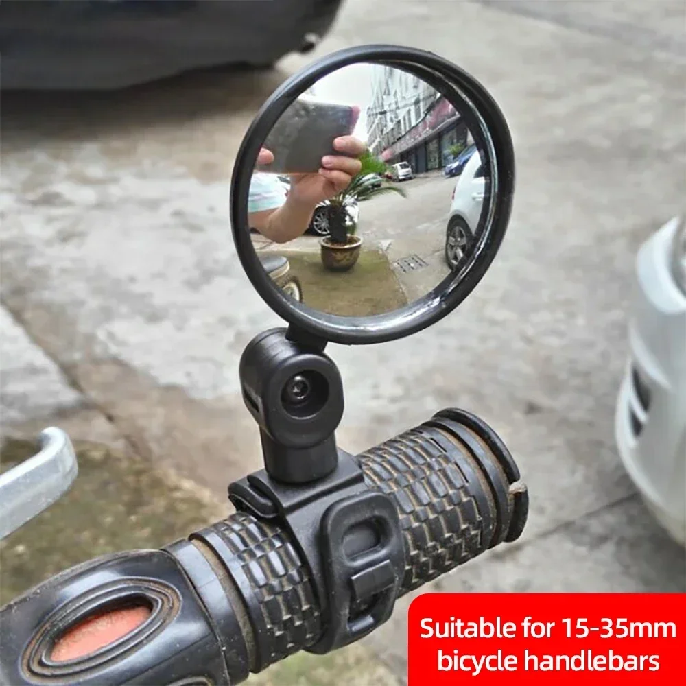 1-4pcs Bicycle Rearview Mirror Adjustable Rotate Wide-Angle Cycling Handlebar Rear View Mirrors for MTB Road Bike Accessories