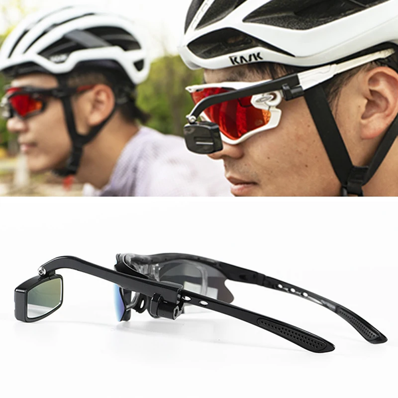 New··Bike Bicycle Cycling Riding Glasses Rear View Mirror 360 Rearview Adjustment Rear View Eyeglass Mount Helmet