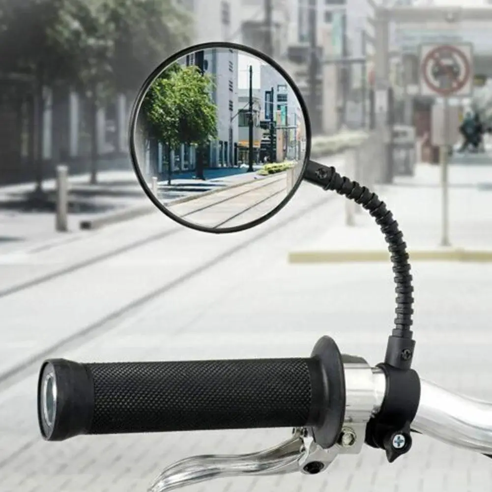 1 Pair Mirror 360 Degree Adjustable Rotatable Handlebar Mirror Wide Bycicle Accessories Cycling Rear View Mirror Accesorios