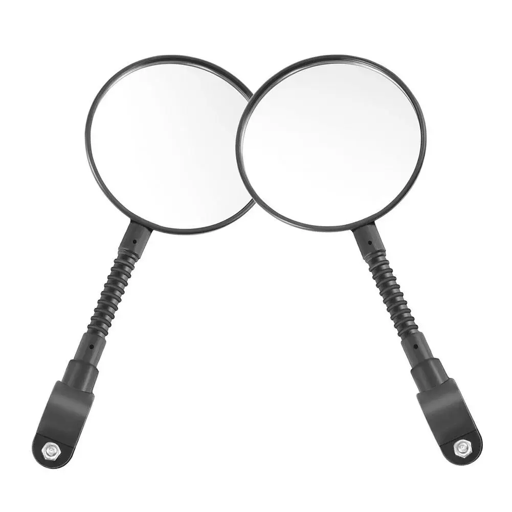 1 Pair Mirror 360 Degree Adjustable Rotatable Handlebar Mirror Wide Bycicle Accessories Cycling Rear View Mirror Accesorios