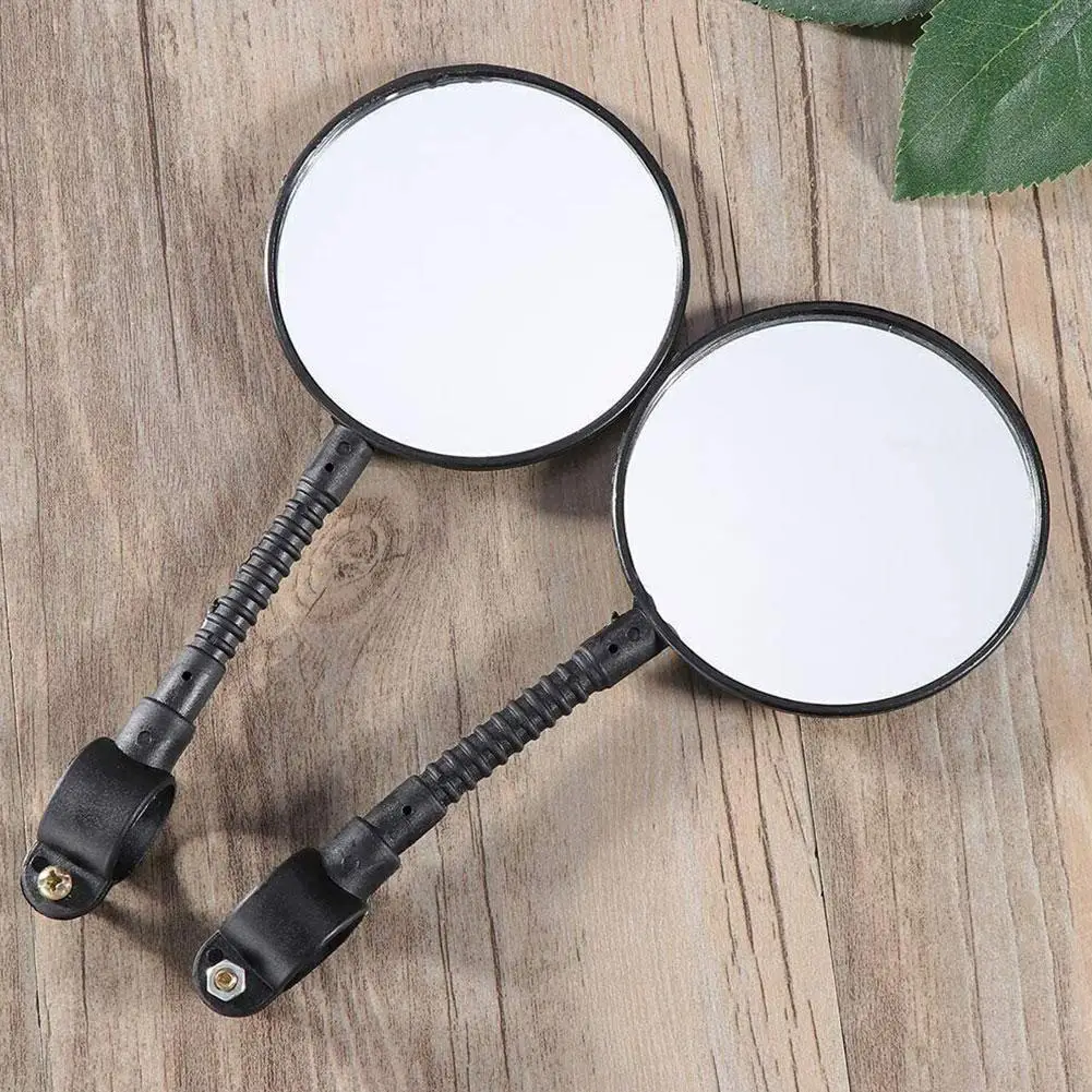 1 Pair Mirror 360 Degree Adjustable Rotatable Handlebar Mirror Wide Bycicle Accessories Cycling Rear View Mirror Accesorios
