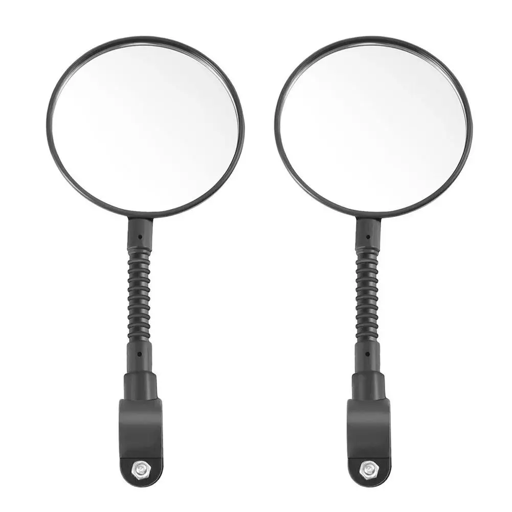 1 Pair Mirror 360 Degree Adjustable Rotatable Handlebar Mirror Wide Bycicle Accessories Cycling Rear View Mirror Accesorios