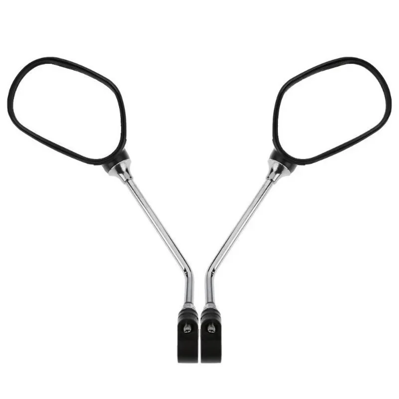 2pcs Bicycle Rearview Mirror Reflector Angle Adjustable Left Right Mirrors Outdoor Safety Riding Bicycle Handle Rearview Mirror