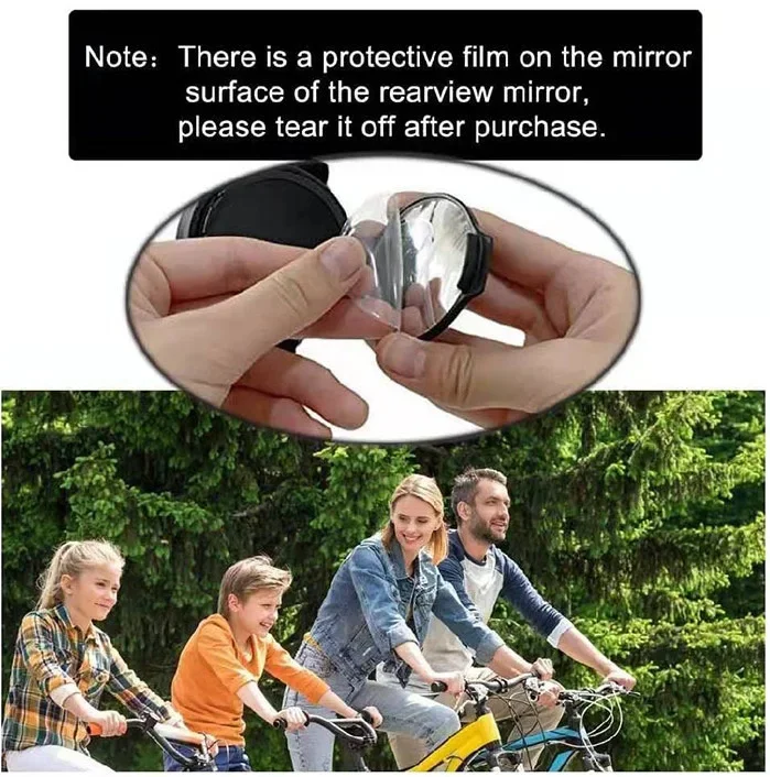 1-6PCS Universal Bicycle Rearview Mirror Adjustable Rotate Wide-Angle Cycling Handlebar Rear View for MTB Road Bike Accessories