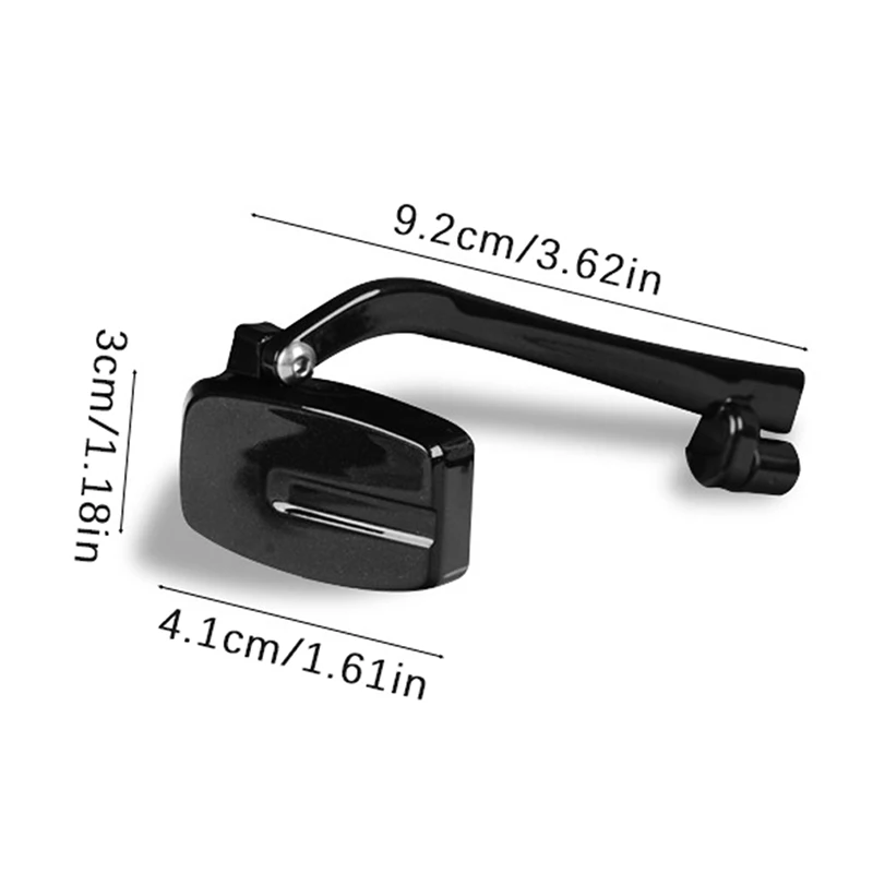 Cycling Rear View Mirror Glasses 360 Degree Adjustable Eyewear Mount for Bike Helmet Road Riding Safety
