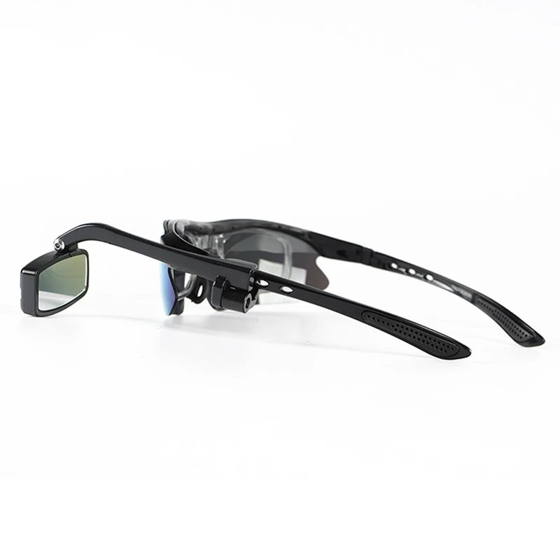 [TG820]Bike Bicycle Cycling Riding Glasses Rear View Mirror 360 Rearview Adjustment Rear View Eyeglass Mount Helmet