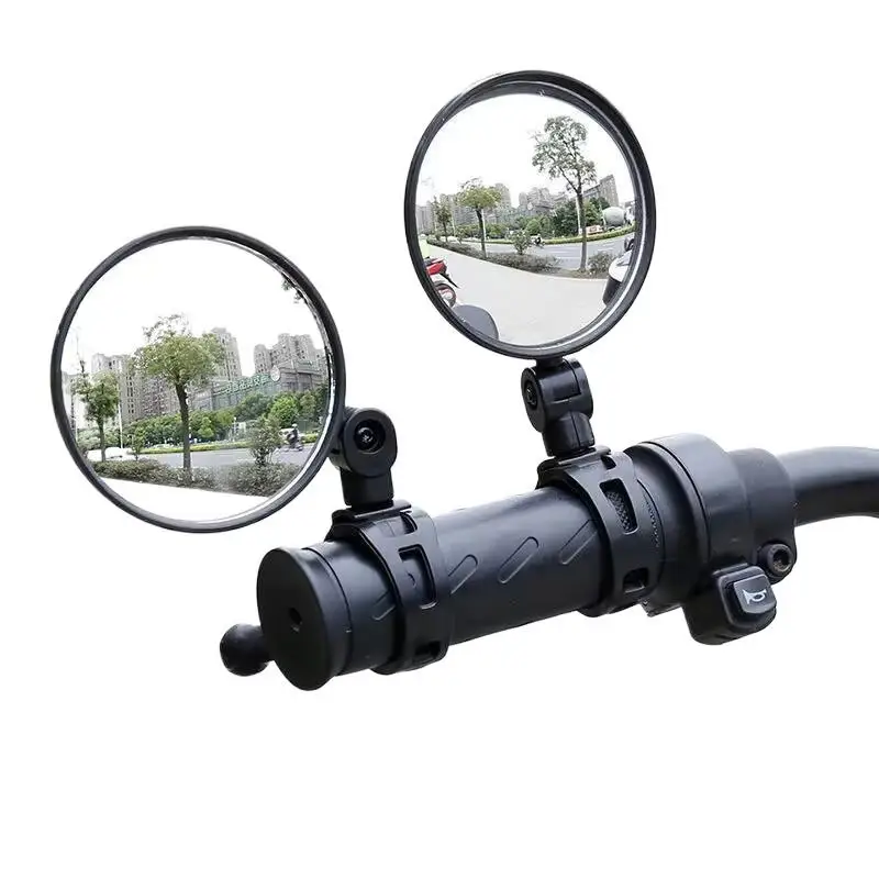 ~New Bicycle Rearview Mirror Set,360 ° Rotatable,with Left And Right Adjustment Mounting,Suitable For Cycling And Outdoor Sports