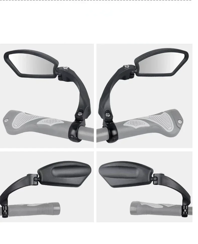 Bicycle Rearview Mirror Wide Range Adjustable Angle Reflector Scooter Bicycle Rearview Mirror Bicycle Handlebar Mirror