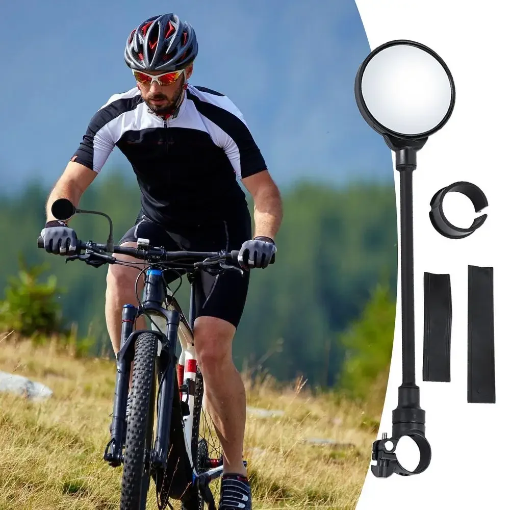 1/2PCS Bicycle Rearview Mirror 360 Rotatable Mountain Road Bike Handlebar Mirrors Adjustable Rear View Mirror Cycling Mirrors