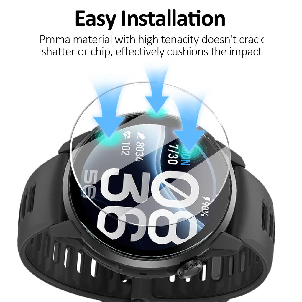 1-5CS 9H Tempered Glass SmartWatch Screen Protector for Coros Pace 4 Pro PACE4 4Pro Apex4 Pace3 2.5D Full Cover HD Clear Glass