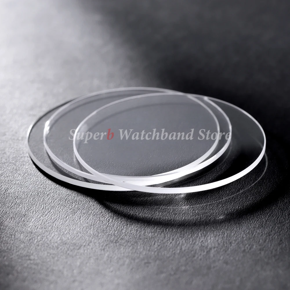 Flat Sapphire Watch Glass Thickness 1.0/1.2mm Diameter 28-32mm Round Transparent Crystal Mineral Glass Watch Parts