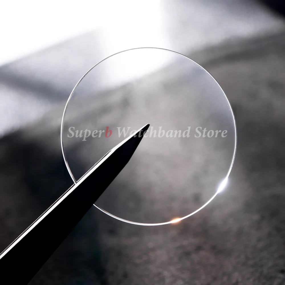 Flat Sapphire Watch Glass Thickness 1.0/1.2mm Diameter 28-32mm Round Transparent Crystal Mineral Glass Watch Parts