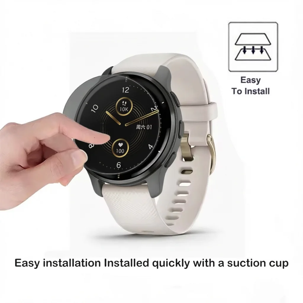 1-5Pcs Privacy Hydrogel Film for Garmin Watch Vivoactive 6 5 4 4s 3 Screen Protector Not Glass For Venu 3 3s 2 2s Anti-spy Film