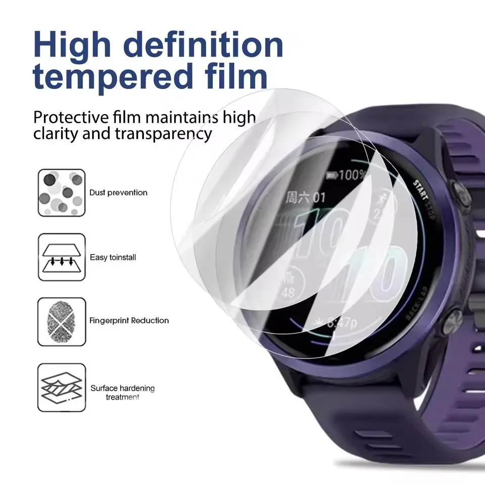 1-5Pcs HD Hydrogel Film For Garmin Forerunner 45 245 265 745 945 55 255 255S 955 165 158 235 735 935 Screen Protector Film