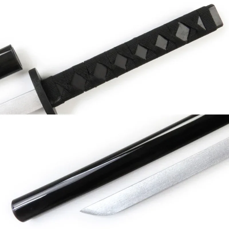 Large Samurai Katana Sword Anime Cosplay Prop Ninja Knife Iaido Original Wooden Real Size Japanese Katana Samurai Sabre Kid Toy