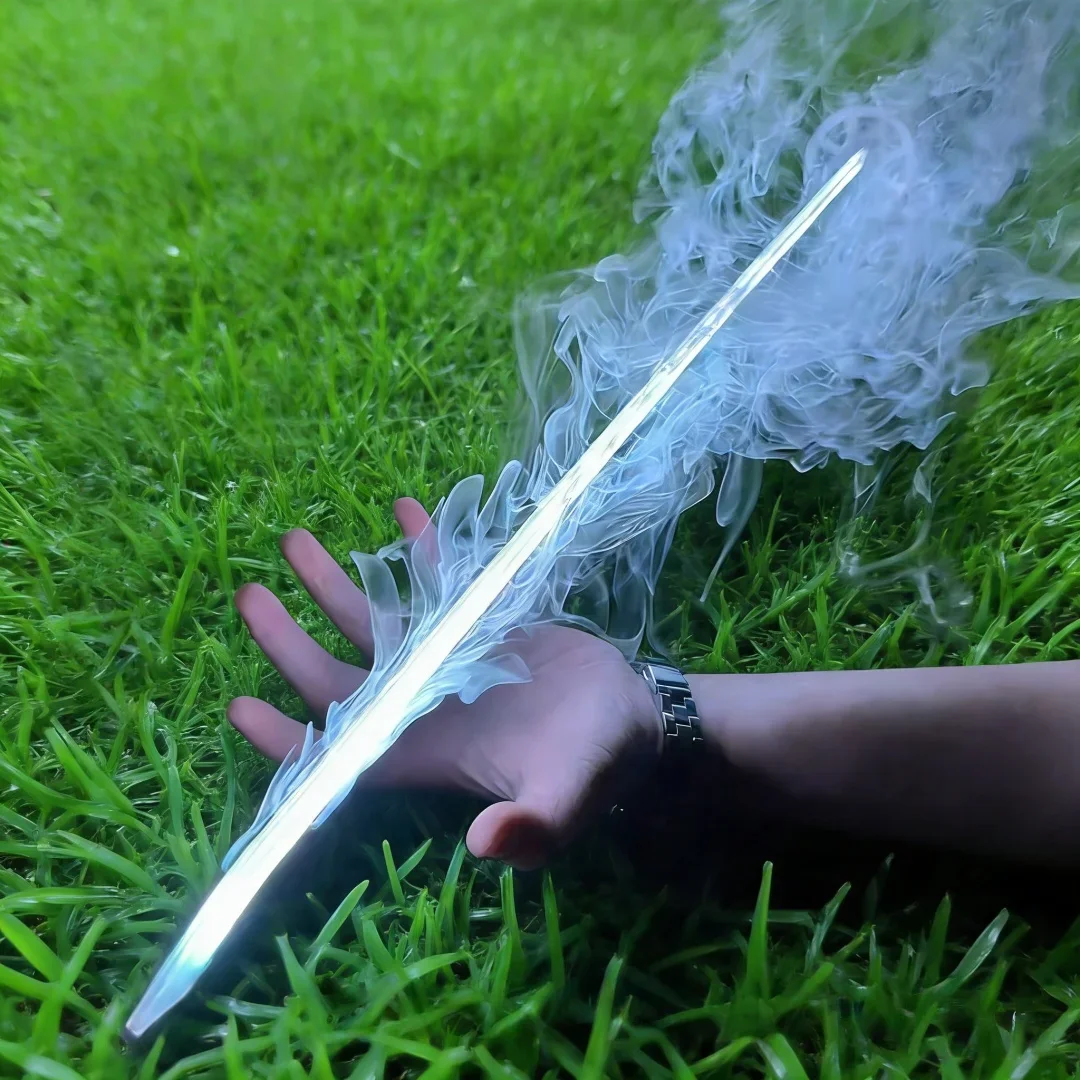 40inch Bleach Kuchiki Rukia Katana Sword LED Mist Original Vapour Sabre Wood Vapor Schwert Cosplay Accessories Prop Toy Gift
