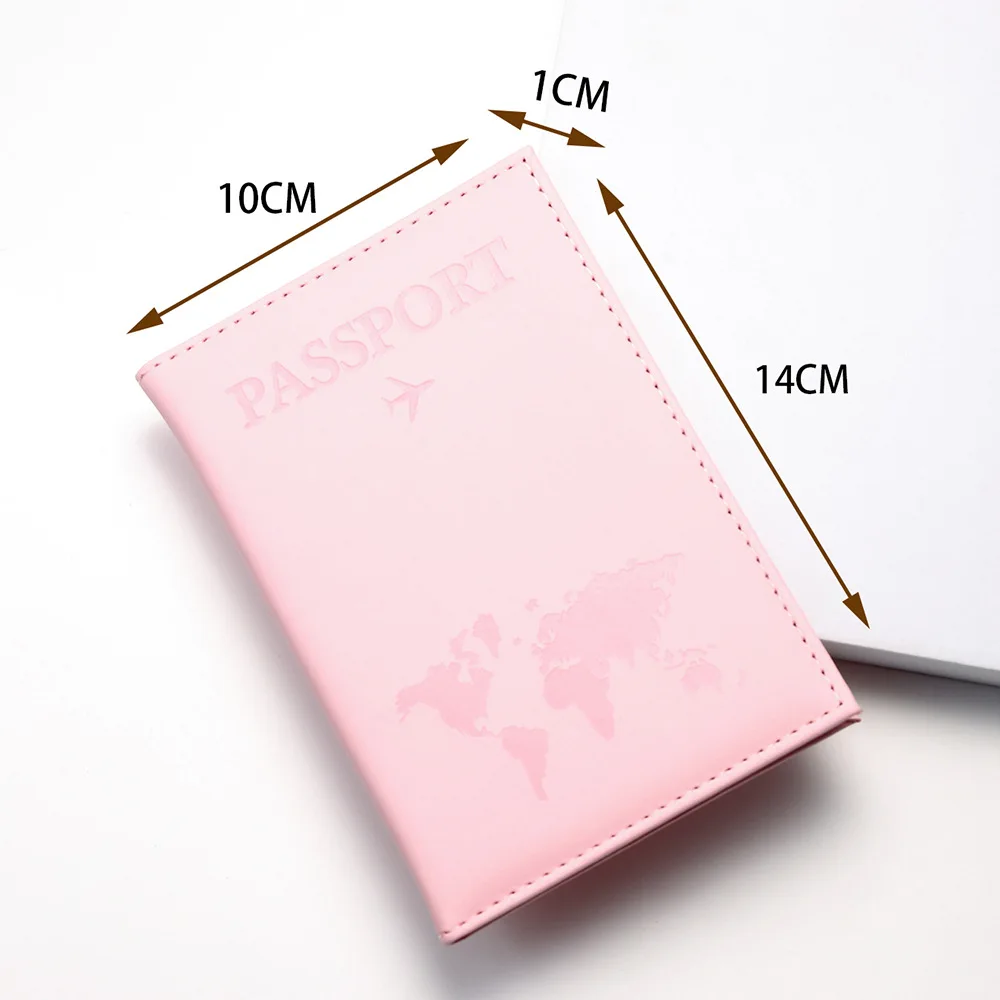 Vintage RFID Passport Cover for Women & Men - Multi-Function PU Leather Wallet Case with ID/Bank Card Slots, Travel Accessory