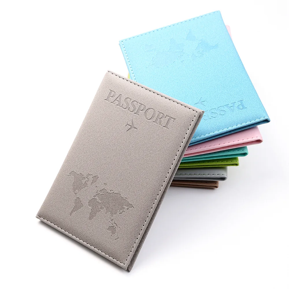 Vintage RFID Passport Cover for Women & Men - Multi-Function PU Leather Wallet Case with ID/Bank Card Slots, Travel Accessory