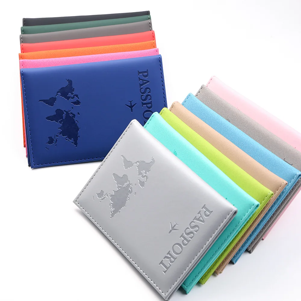 Vintage RFID Passport Cover for Women & Men - Multi-Function PU Leather Wallet Case with ID/Bank Card Slots, Travel Accessory