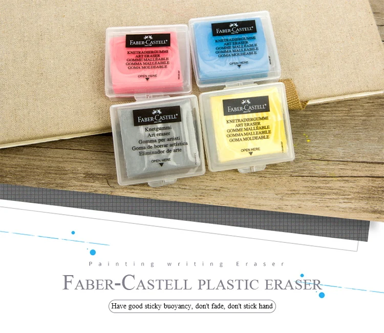 Faber-Castell Plasticity Rubber Soft Art Eraser Wipe highlight Kneaded Rubber For Art Pianting Design Sketch Eraser Stationery