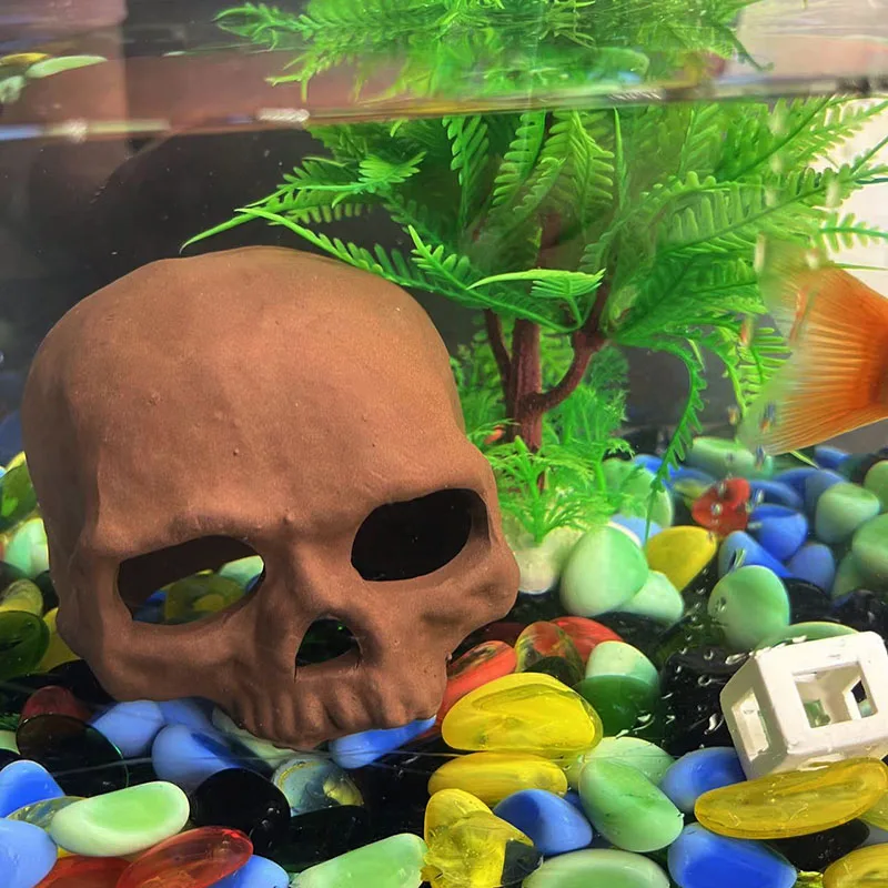 Ceramic Aquarium Decoration Fish Shrimps Shelter House Pottery Scorpion House Canister Simulation Stone Fish Tank Decor Great
