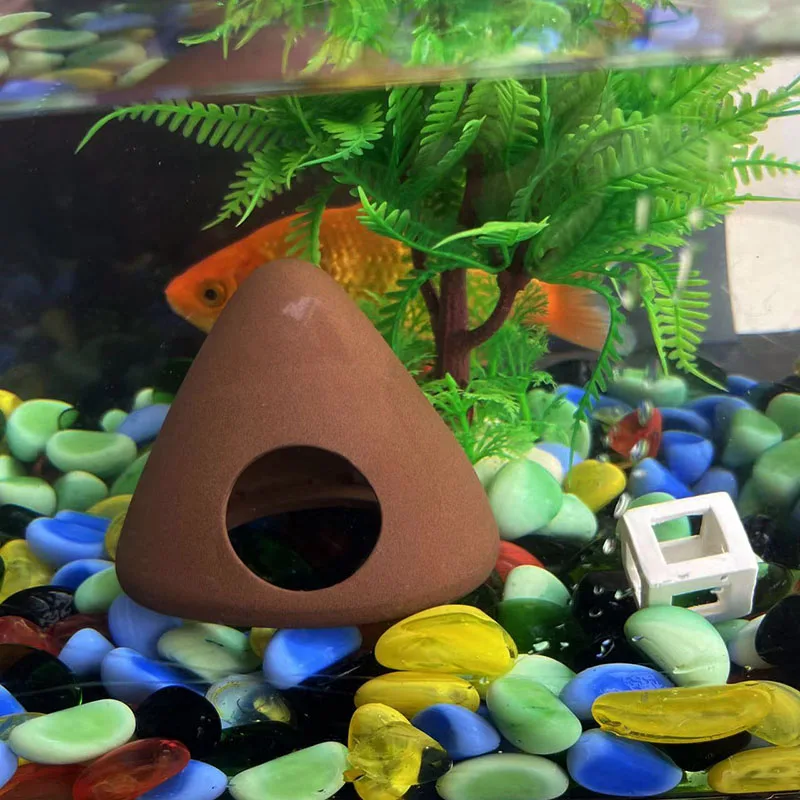 Ceramic Aquarium Decoration Fish Shrimps Shelter House Pottery Scorpion House Canister Simulation Stone Fish Tank Decor Great
