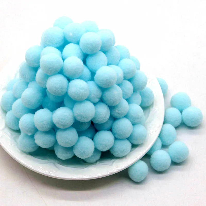 8/10/15/20/25/30mm Mini Fluffy Soft Pom Poms Pompoms Ball Handmade Kids Toys Wedding Christmas Decor DIY Sewing Craft Supplies