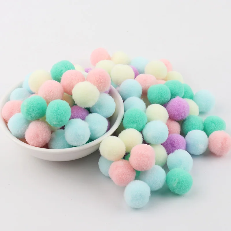 8/10/15/20/25/30mm Mini Fluffy Soft Pom Poms Pompoms Ball Handmade Kids Toys Wedding Christmas Decor DIY Sewing Craft Supplies