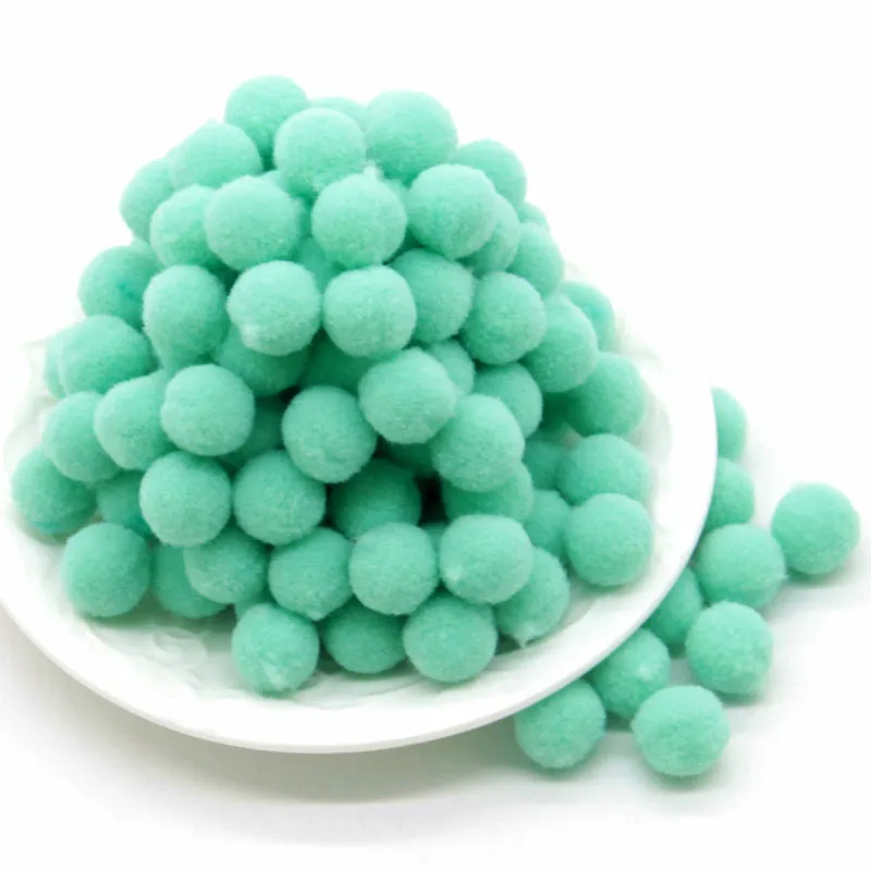 8/10/15/20/25/30mm Mini Fluffy Soft Pom Poms Pompoms Ball Handmade Kids Toys Wedding Christmas Decor DIY Sewing Craft Supplies