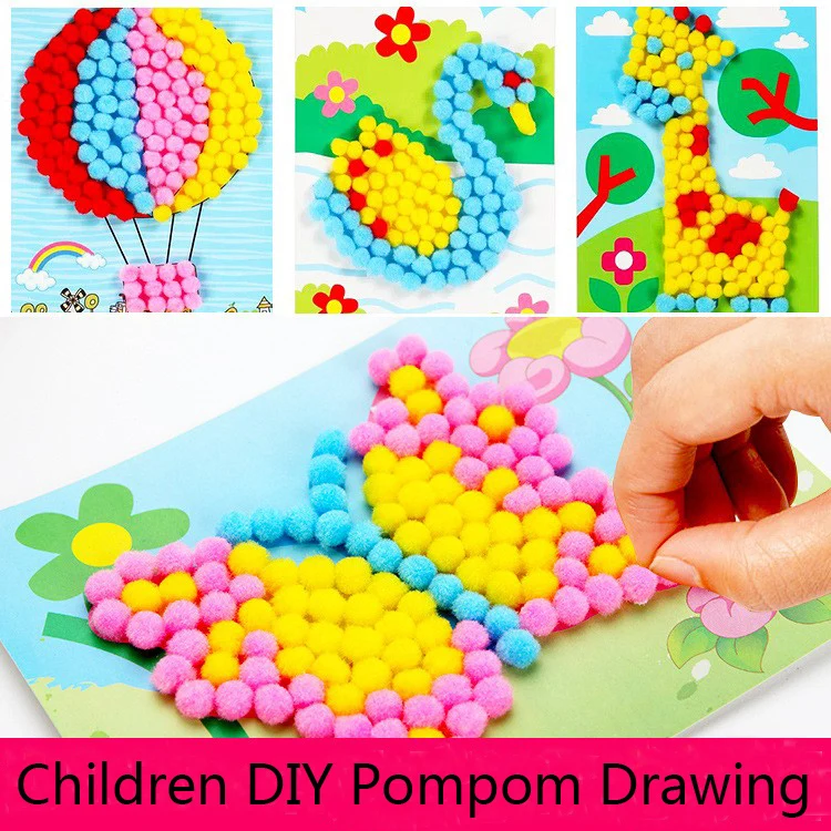 8/10/15/20/25/30mm Mini Fluffy Soft Pom Poms Pompoms Ball Handmade Kids Toys Wedding Christmas Decor DIY Sewing Craft Supplies