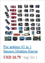45 in 1 Sensors Modules Starter Kit for arduino, better than 37in1 sensor kit 37 in 1 Sensor Kit whit box