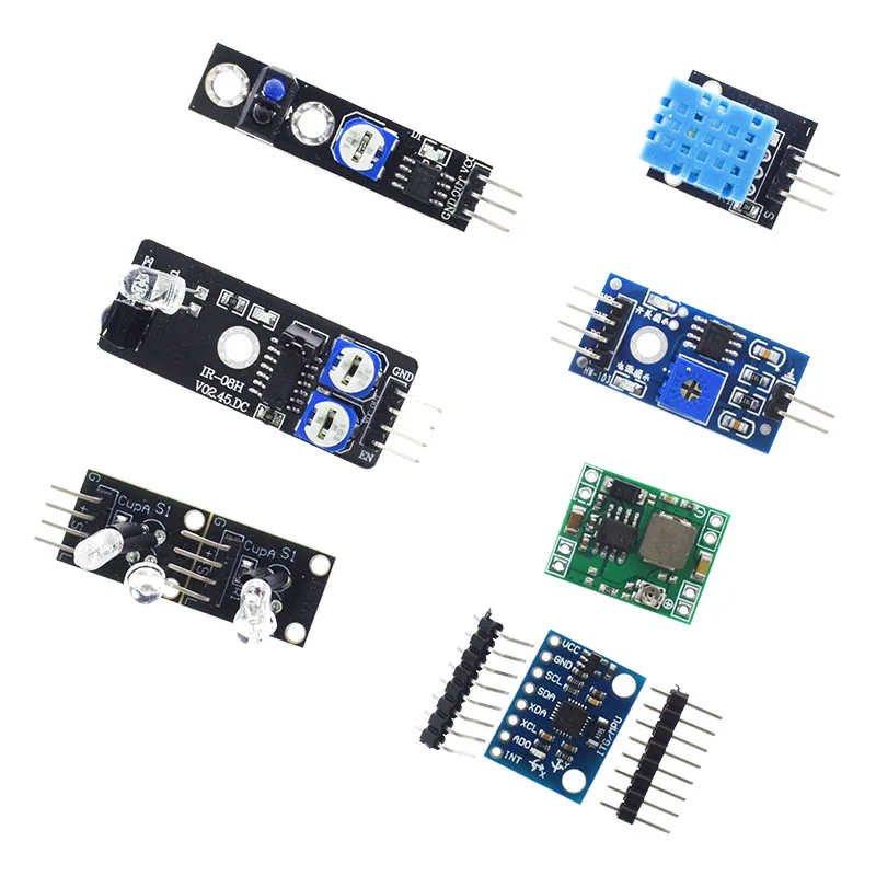 45 in 1 Sensors Modules Starter Kit for arduino, better than 37in1 sensor kit 37 in 1 Sensor Kit whit box