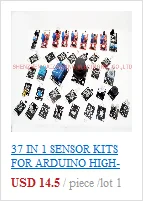 45 in 1 Sensors Modules Starter Kit for arduino, better than 37in1 sensor kit 37 in 1 Sensor Kit whit box