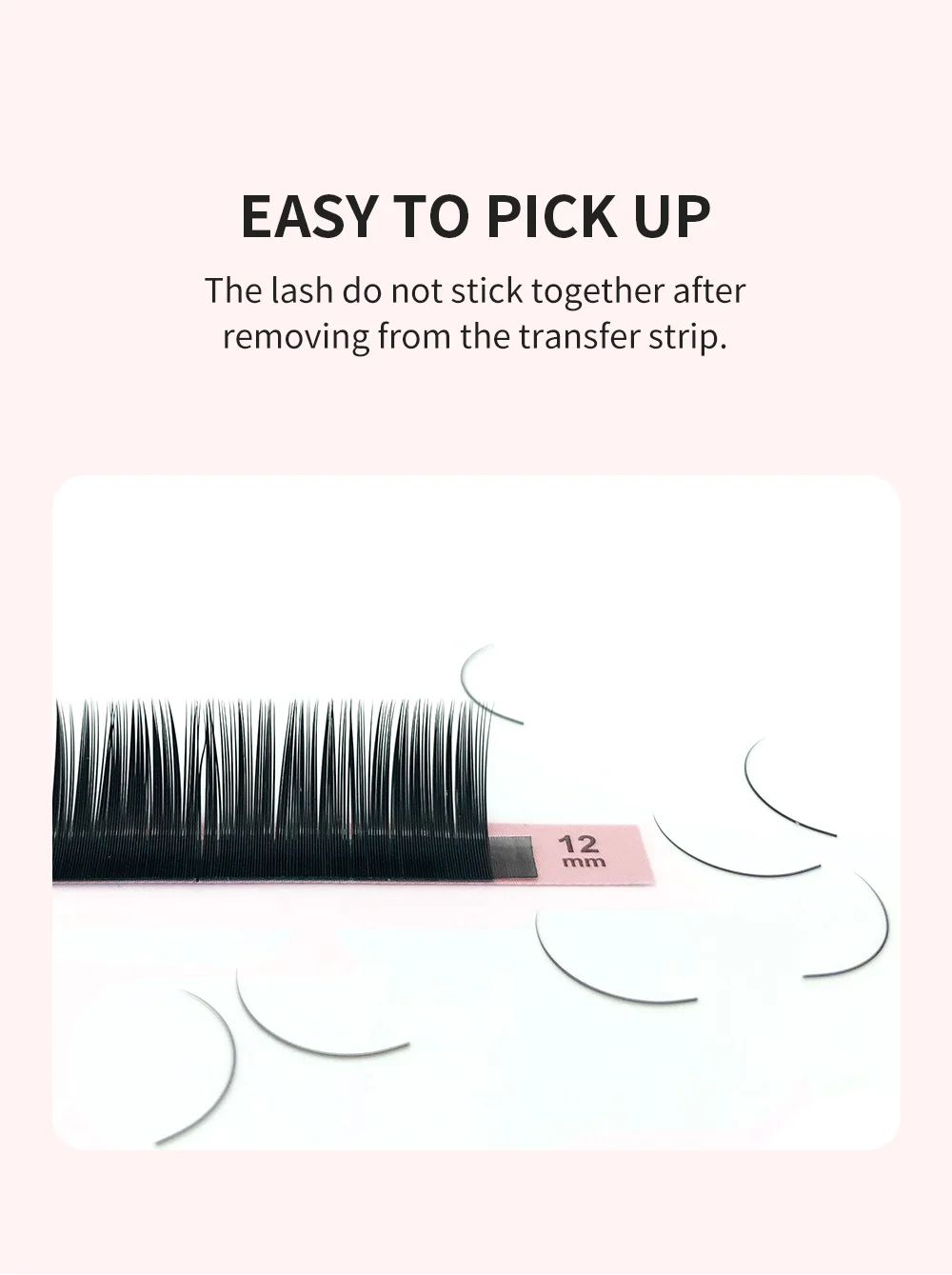 NATUHANA Mink Lashes Mix 8~15 mm 16 Lines Handmade Korean Pbt Eyelash Extension Natural Soft Faux Lash Extension Supplies Makeup