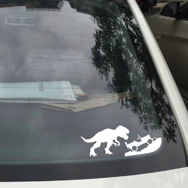 Car Sticker For Jeep T-rex Tyrannosaurus Rex Decals Dinosaur Vinyl Sticker For Jeep Car Window Laptop Decoration