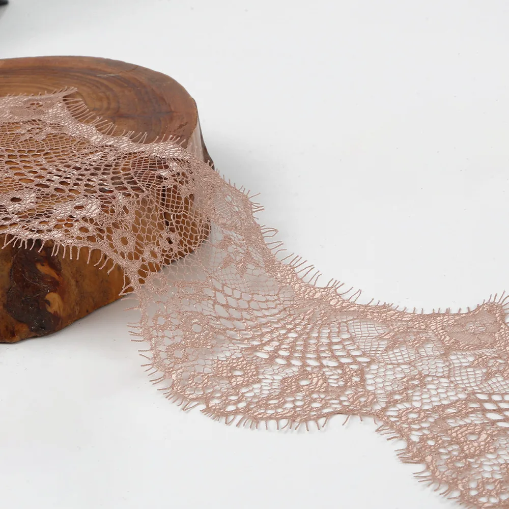 New Arrival 3Yards Width Approx 9.5cm 10 Colors Option Flower Embroidered Lace Fabric Trim Ribbons DIY Sewing Handmade Materials