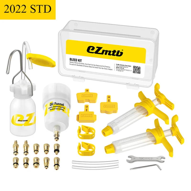 Universal Bicycle Hydraulic Disc Brake Oil Bleed Kit For Shimano Magura Hope Tektro Sram Avid Mula Hayes Bike Brake Repair Tools