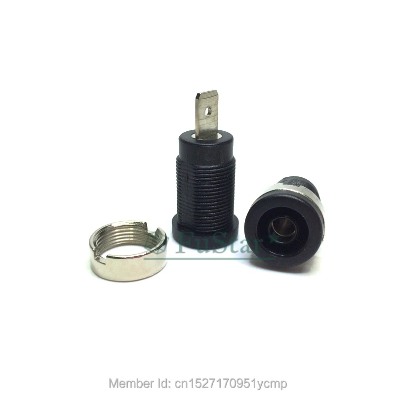 10Pcs Insulated Safety 4mm Banana Female Jack Panel Mount Socket Binding Post Connector Red Black Bluse Green Soldering Lug