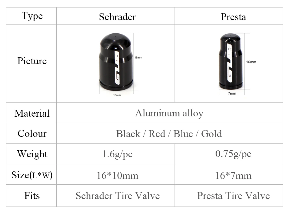 4pcs Aluminum Bicycle Tire Valve Cap Ultralight Mountain Road Bike Tyre Cap Schrader/Presta Tire Valve Protector MTB Accessories