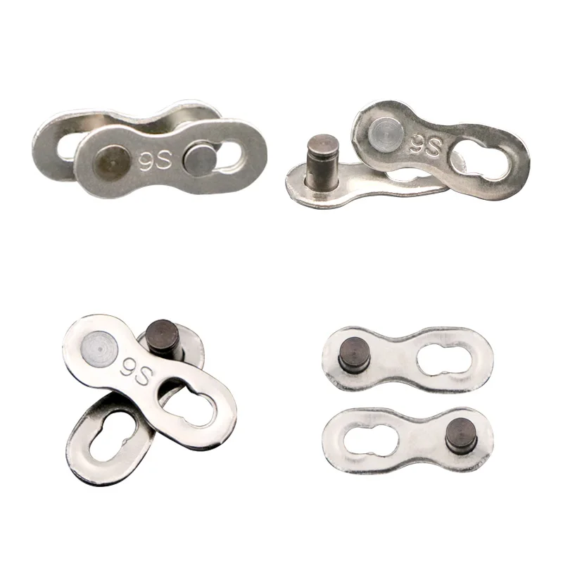 5 Pair Bicycle Chain Link Connector Joints Magic Buttons Cycling Speed Quick Master Links For Mountain Bike 6/7/8/9/10/11/12 S