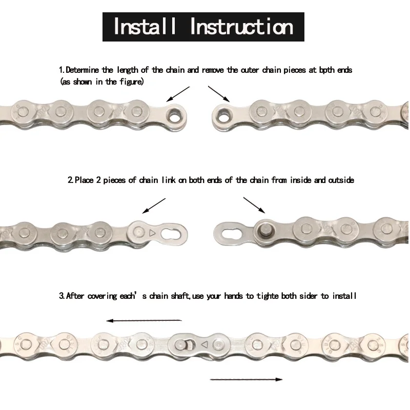 5 Pair Bicycle Chain Link Connector Joints Magic Buttons Cycling Speed Quick Master Links For Mountain Bike 6/7/8/9/10/11/12 S
