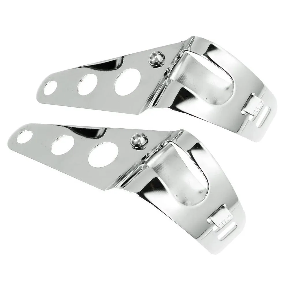 Universal Motorcycle Headlight Mount Bracket Fork Ear Chopper Headlamp Holder Clamp Adjustable Motor Fork Mount 27-36mm 38-48mm