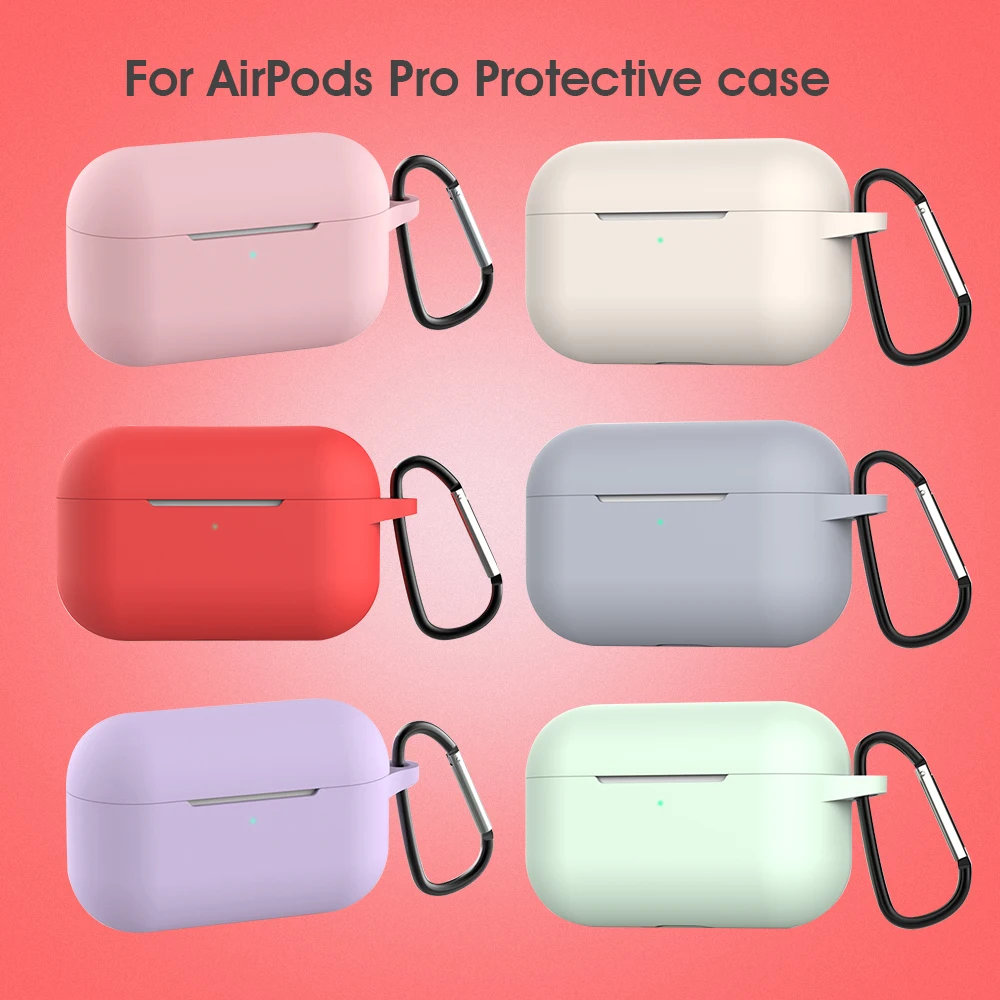 Soft Silicone Cases For Apple Airpods Pro Protective Bluetooth Wireless Earphone Cover For Apple Air Pods Charging Box Bags