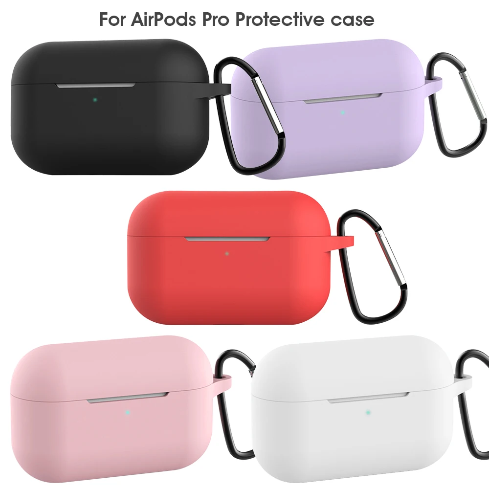 Soft Silicone Cases For Apple Airpods Pro Protective Bluetooth Wireless Earphone Cover For Apple Air Pods Charging Box Bags