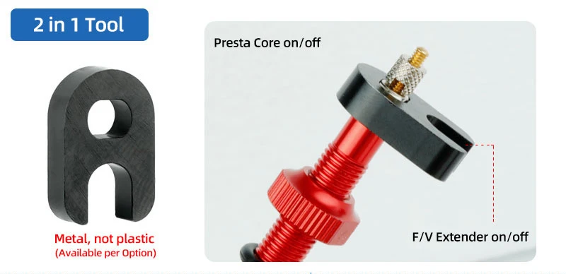 Deemount Presta Valve Core Brass FV Nozzle Replacement MTB Road Bike Tubeless Service Parts Alloy Remover Tool O-Ring Optional