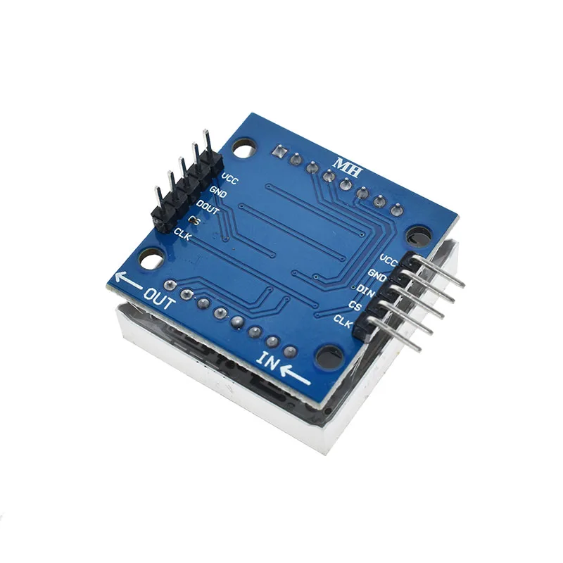 MAX7219 dot matrix module microcontroller module display module finished goods , Can be together for arduino programming