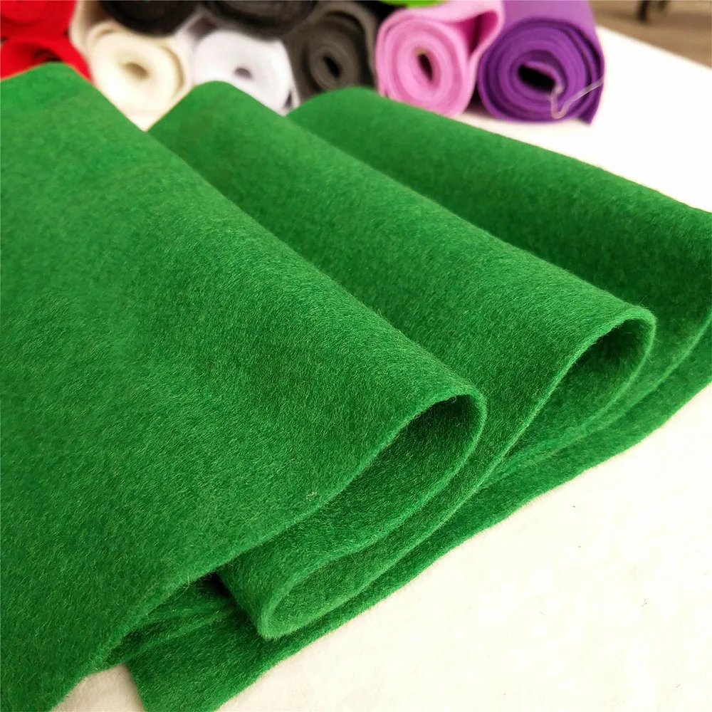 90*90cm Roll Soft Felt Fabric Non-woven Felt Fabric Sheet DIY Sewing Dolls Crafts Accessories Material 1.4mm Thick BY THE Yard