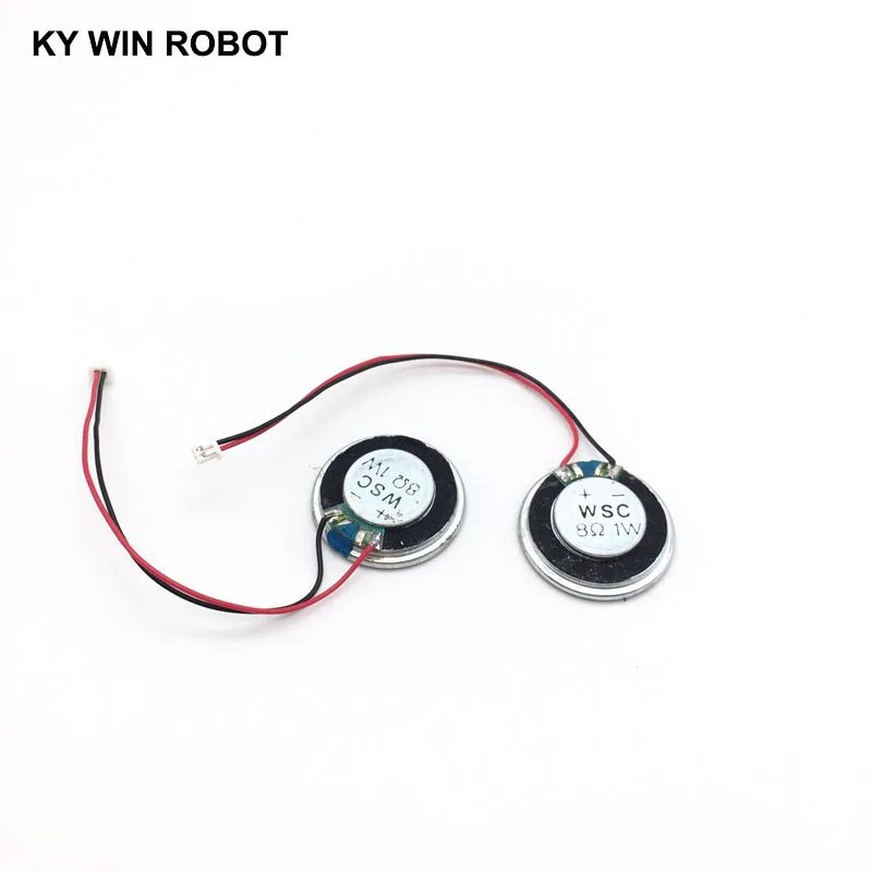 2pcs New Ultra-thin Speaker 8 Ohms 1 Watt 1W 8R Speaker Diameter 28MM 2.8CM Thickness 5MM with 1.25mm Terminal Wire Length 10CM