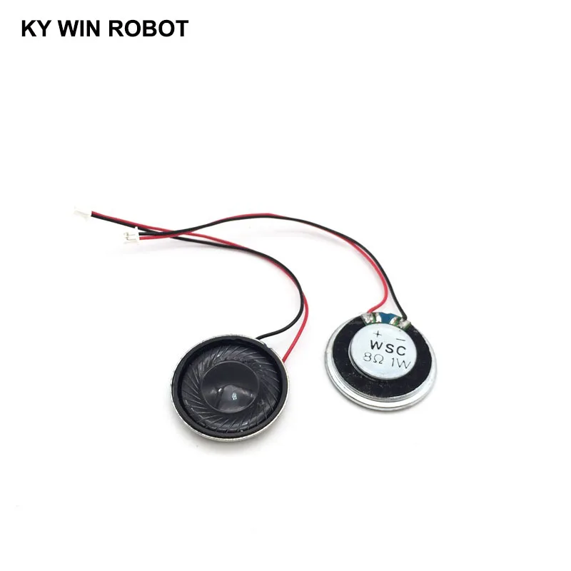 2pcs New Ultra-thin Speaker 8 Ohms 1 Watt 1W 8R Speaker Diameter 28MM 2.8CM Thickness 5MM with 1.25mm Terminal Wire Length 10CM
